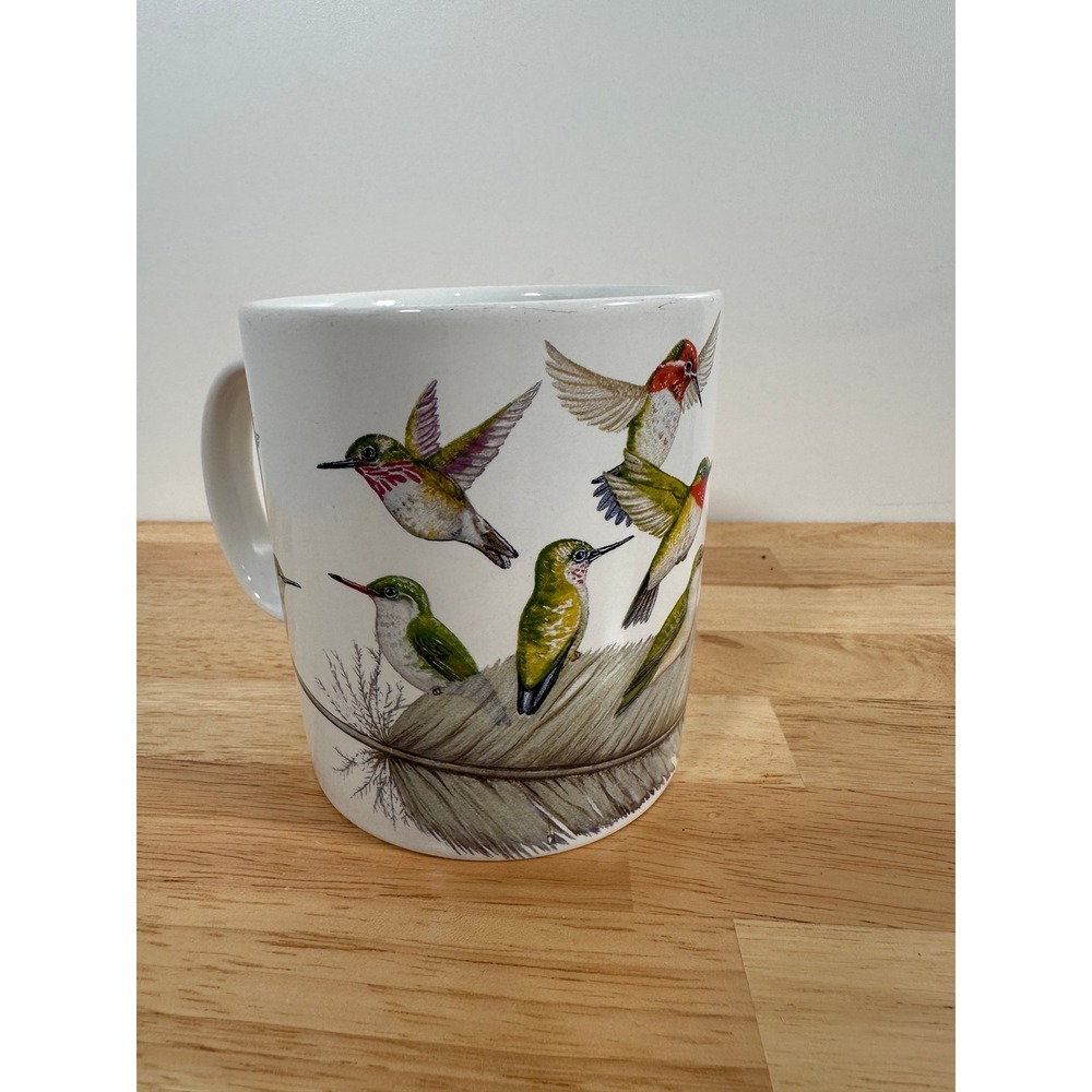 Hummingbird Mug Wendy Russell Abbott Nature Bird Art Ceramic 12oz